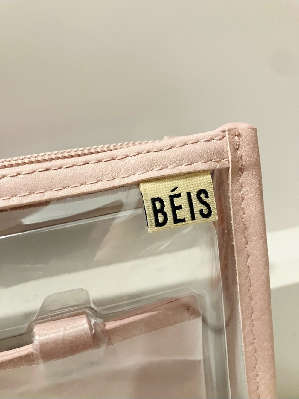 BÉIS NWT Passport & Luggage Tag Set Atlas Pink Mauve 3-Piece Travel Set - Picture 4 of 7